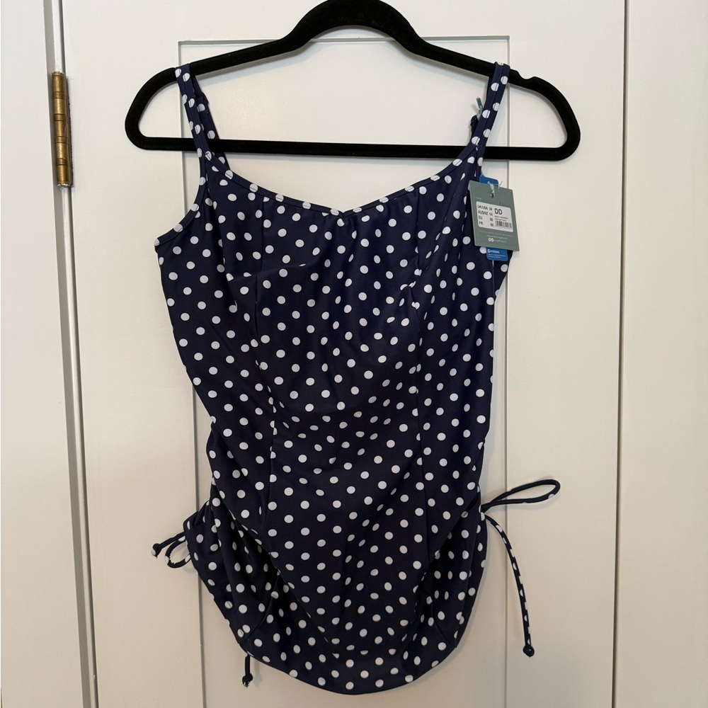 Panache Navy and Ivory Tankini